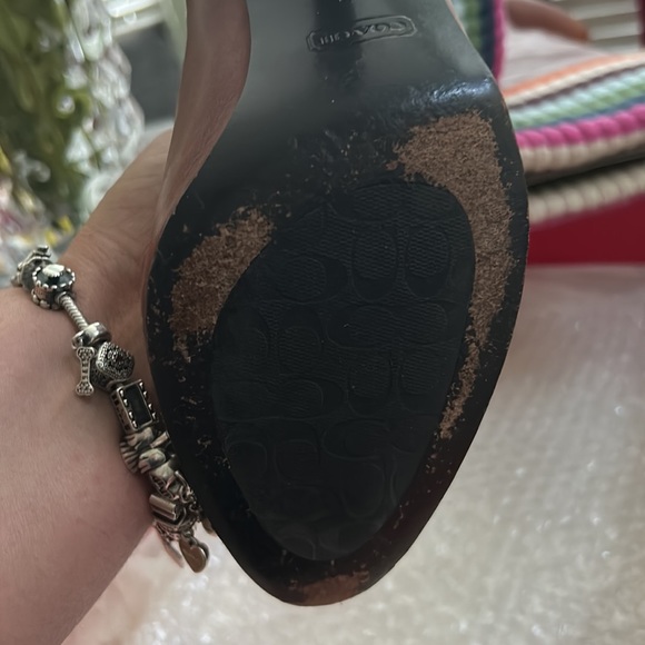 Like new Coach butter leather whiskey sweater top boots. - Picture 4 of 5